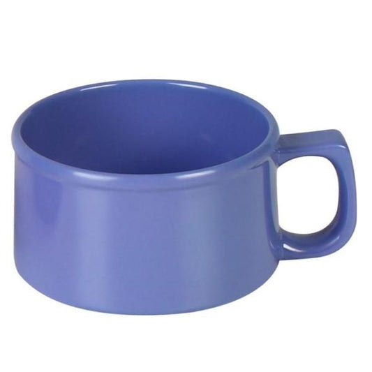 Smooth Melamine Purple Soup Mug 237ml / 8oz - Pack Of 12