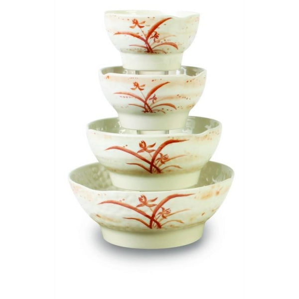 Gold Orchid Melamine Wave Soup Bowl-12/Case