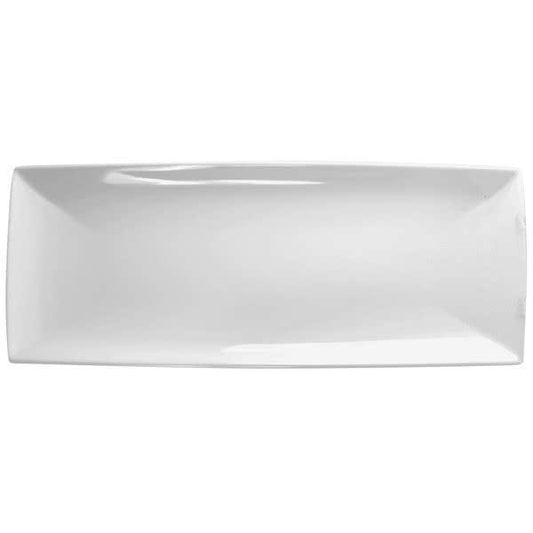Classic Rectangular Melamine White Tray 508mm x 200mm - Pack Of 12