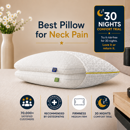 Brightr® Luna Best Adjustable Memory Foam pillow