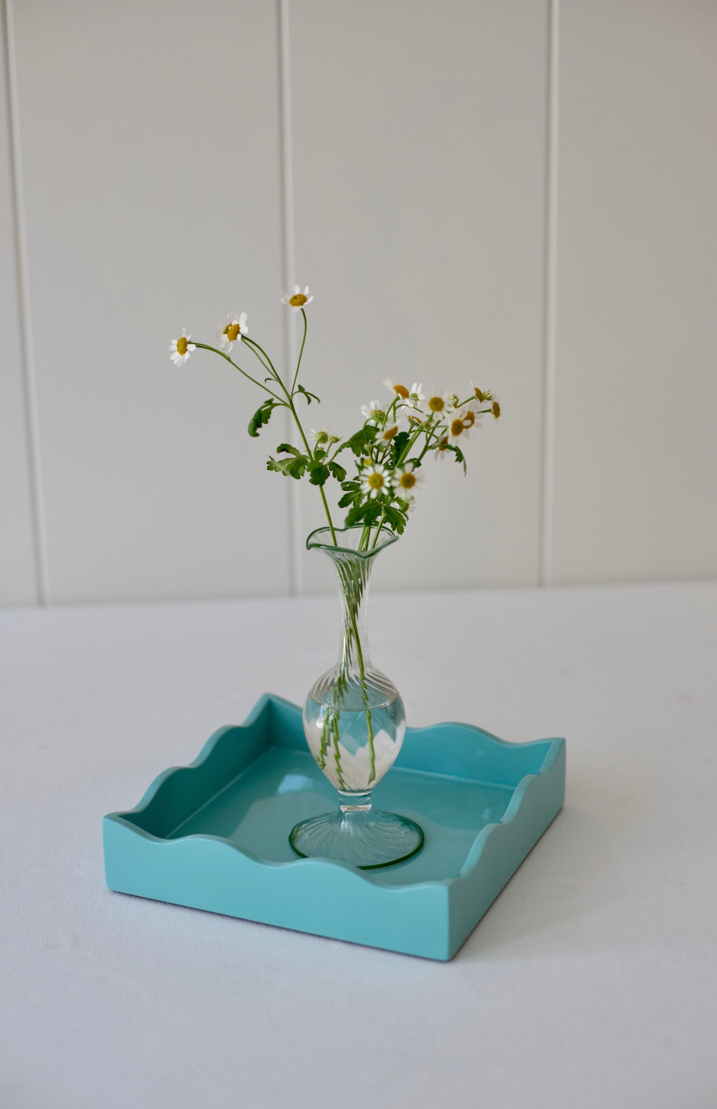 Square Allegra Tray in Blue