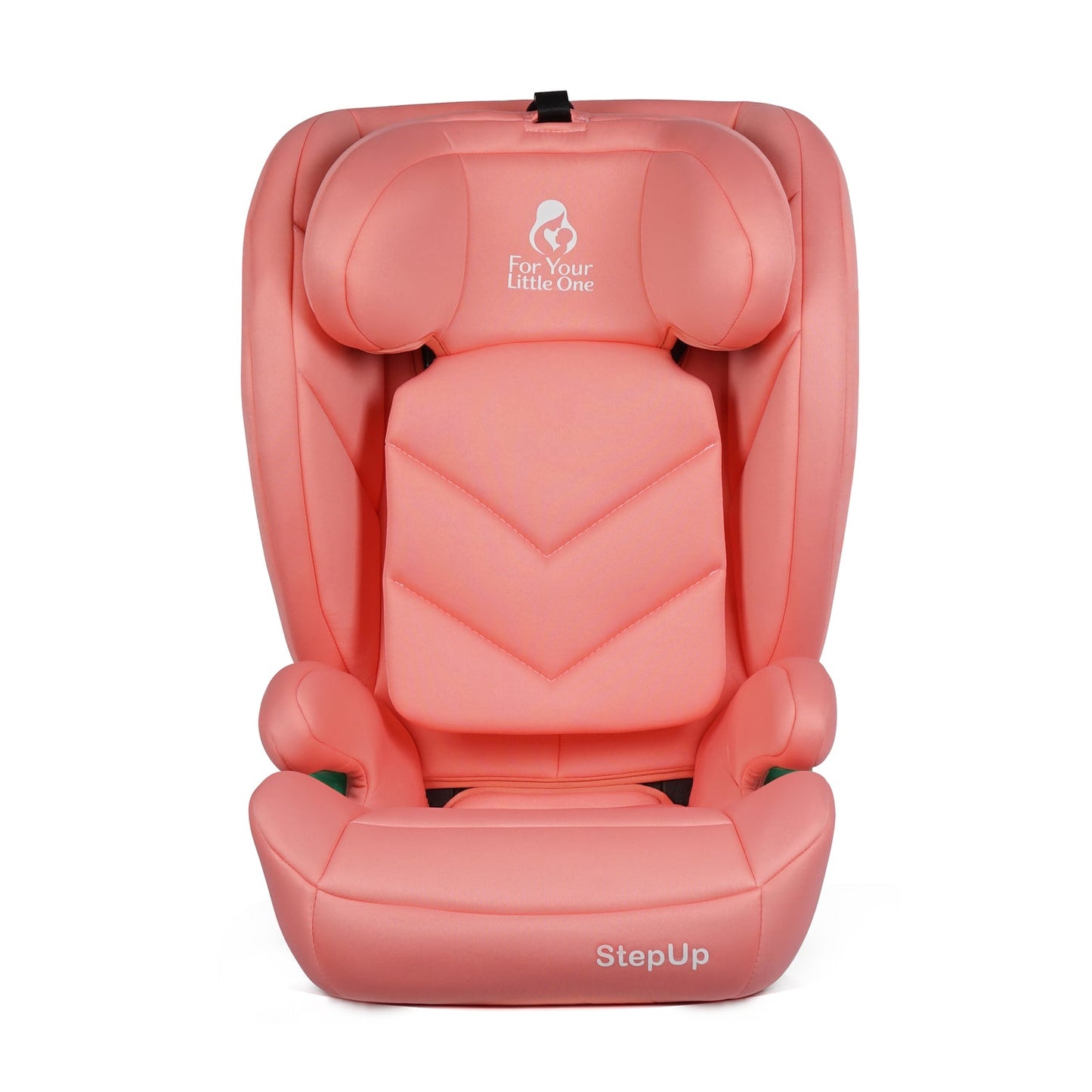 For Your Little One Stepup I-Size Belted 2/3 Car Seat Booster Seat - Blush Rose (4-12 Years)