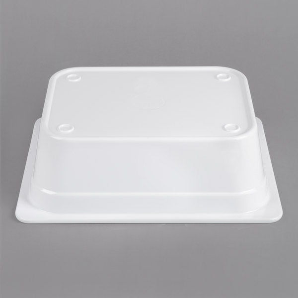 GN 1/2 White Melamine Gastronorm Pan 100mm Deep