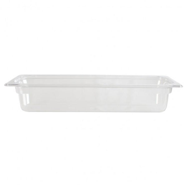 Half Size Long Polycarbonate Clear Food Pan
