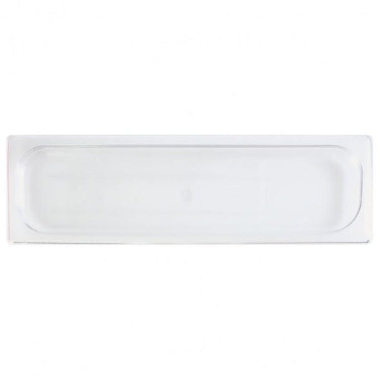 GN 2/4 Half Size Long Polycarbonate Clear Food Pan Lid