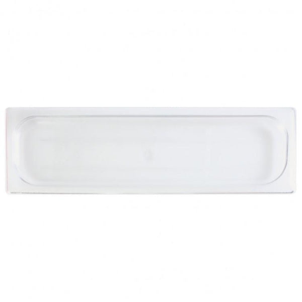 GN 2/4 Half Size Long Polycarbonate Clear Food Pan Lid