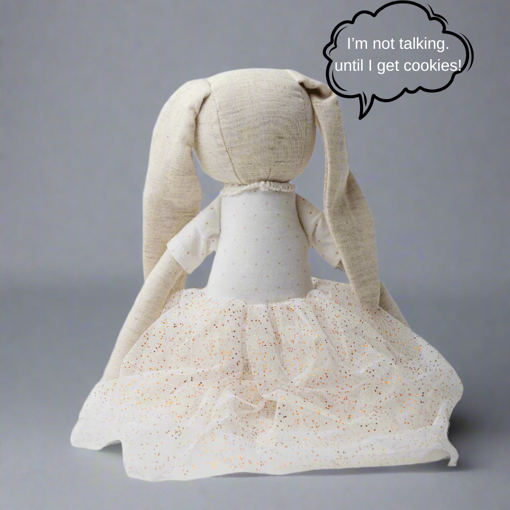 Yoko Bunny | Heirloom Cotton Keepsake Toy