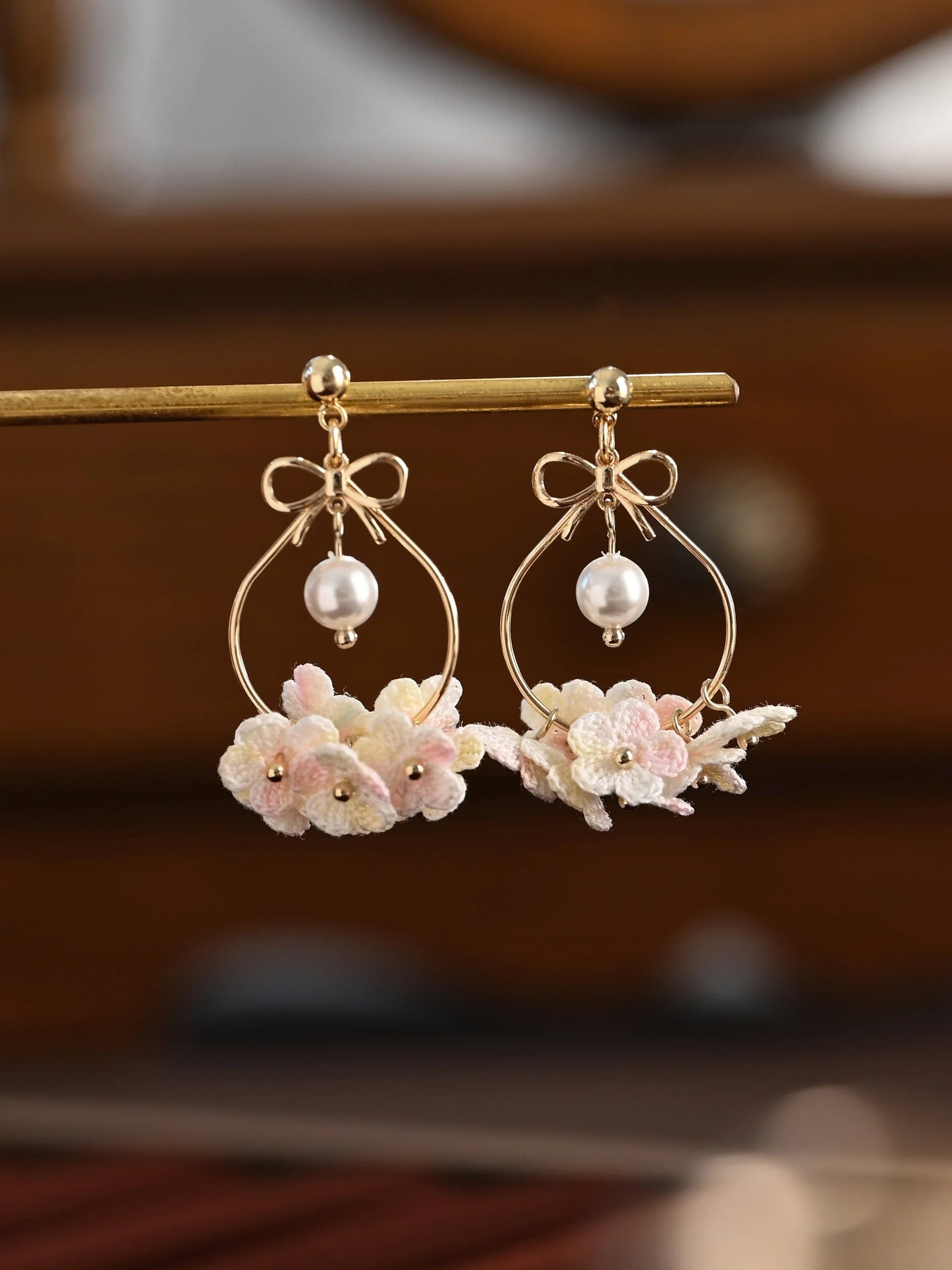 Blossom Dewdrop Micro Earrings