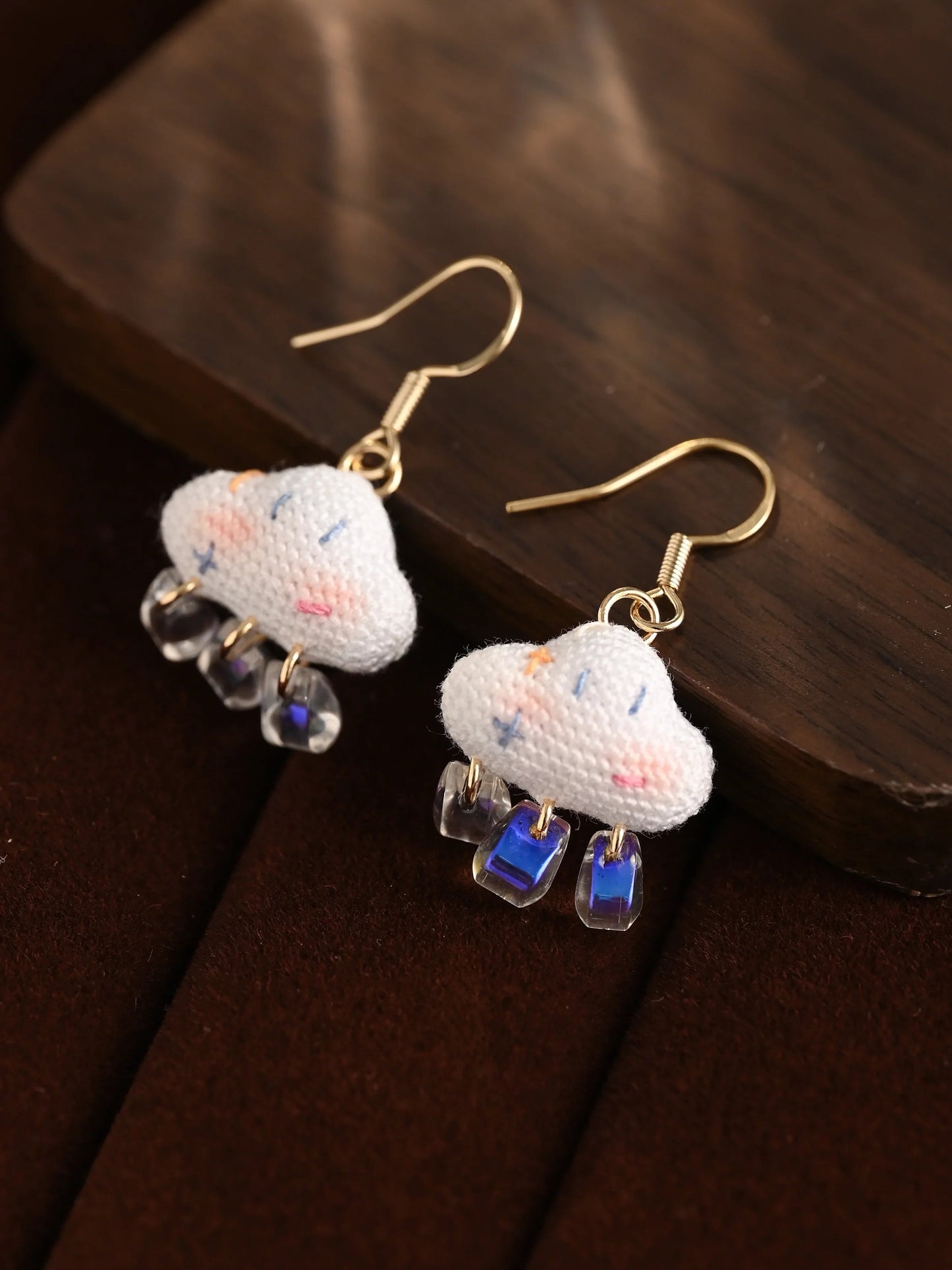 Smiling Cloud Micro Earrings