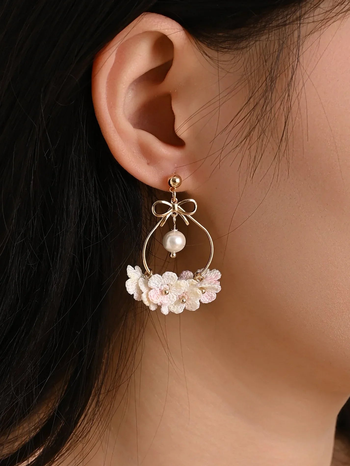 Blossom Dewdrop Micro Earrings