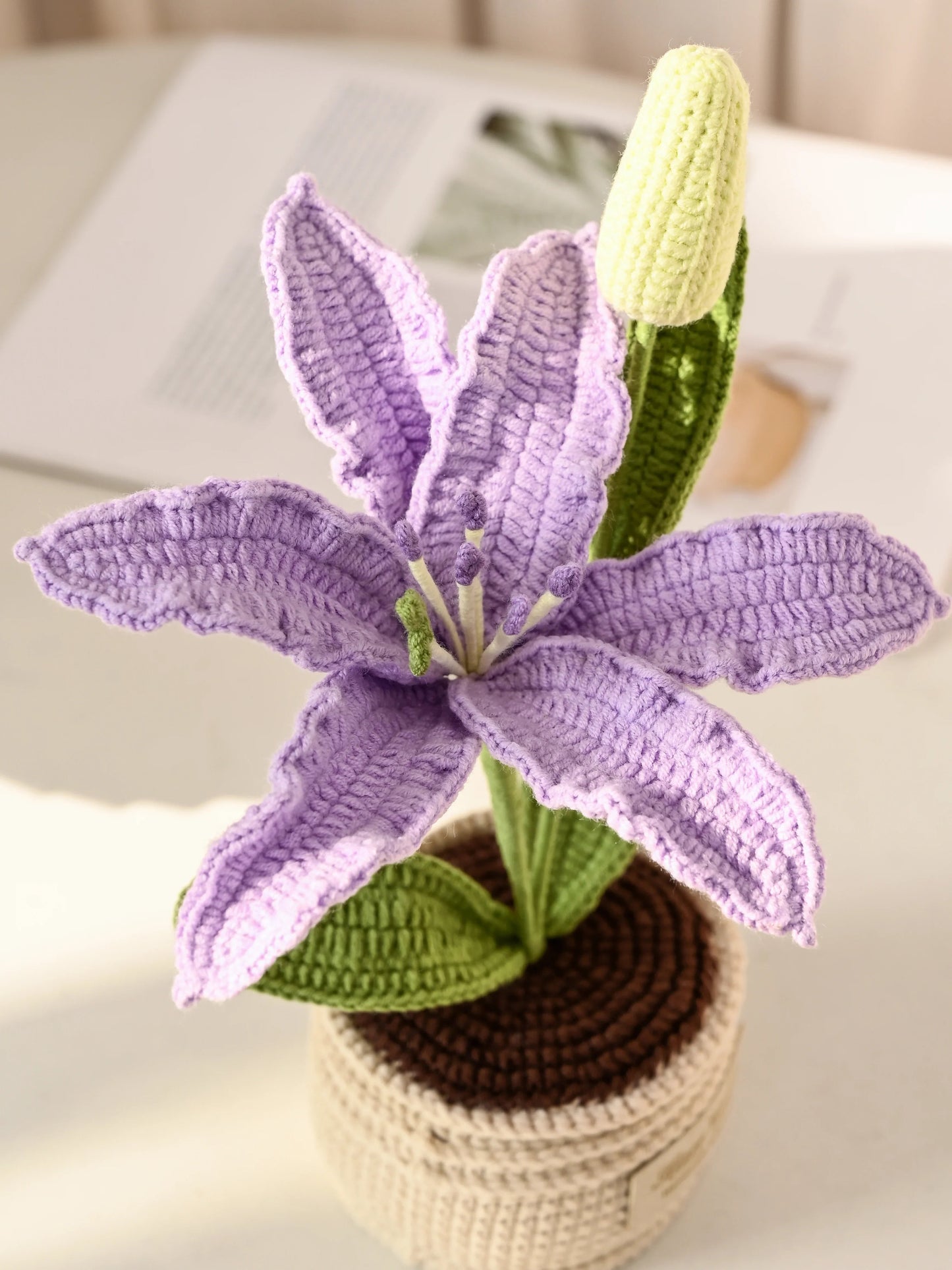 Crochet Lily Table Charm