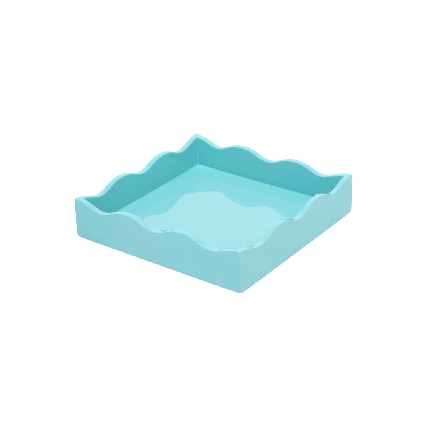 Square Allegra Tray in Blue