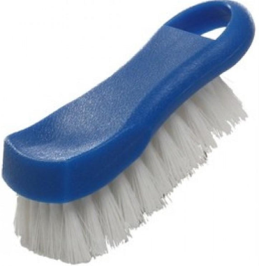 Plastic Cutting Board Brush Blue 6in x 2 ½in x 2in