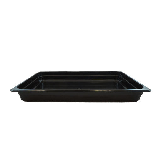 GN 1/1 Polycarbonate Gastronorm 100mm Black