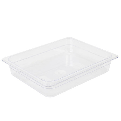 GN 1/2 Polycarbonate Gastronorm 65mm Clear
