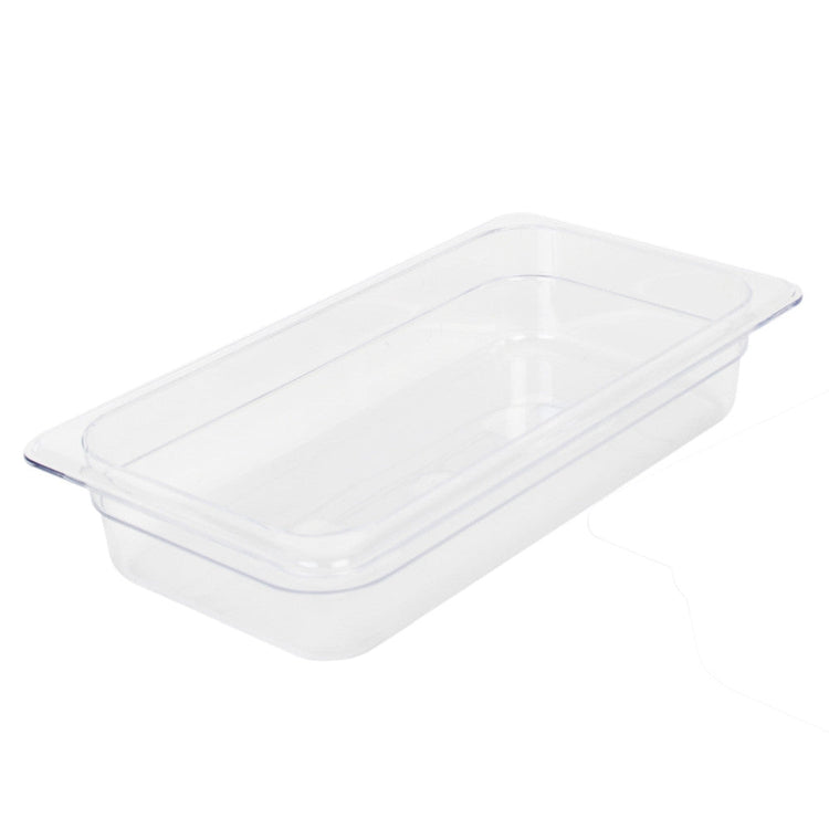 Clear Polycarbonate GN 1/3 Gastronorm Food Pan Container 65mm