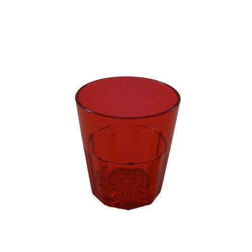 Diamond Red Rock Glasses 240ml - Pack of 12