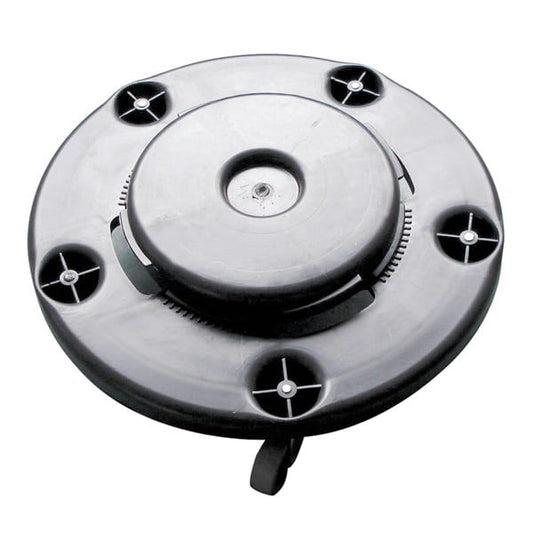 Plastic 5 Caster Trash Can Dollies 18 x 6in