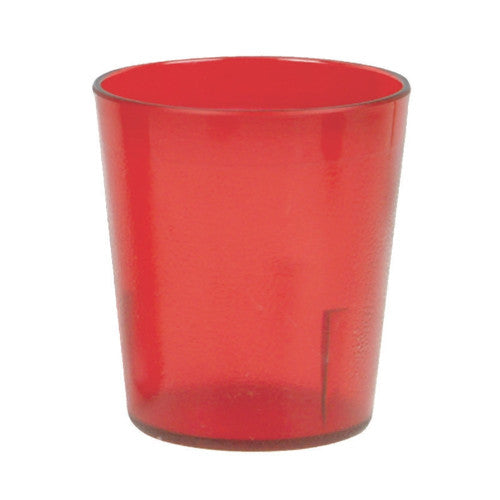 Pebbled Red Plastic Tumbler 148ml / 5.2oz - Pack of 12