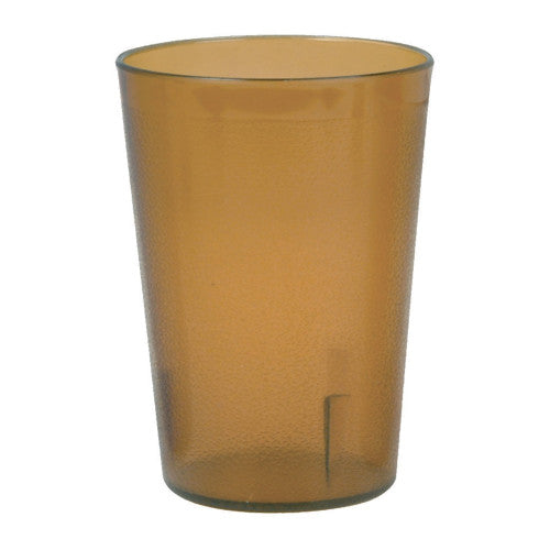 Pebbled Amber Plastic Tumbler 237ml - Pack of 12