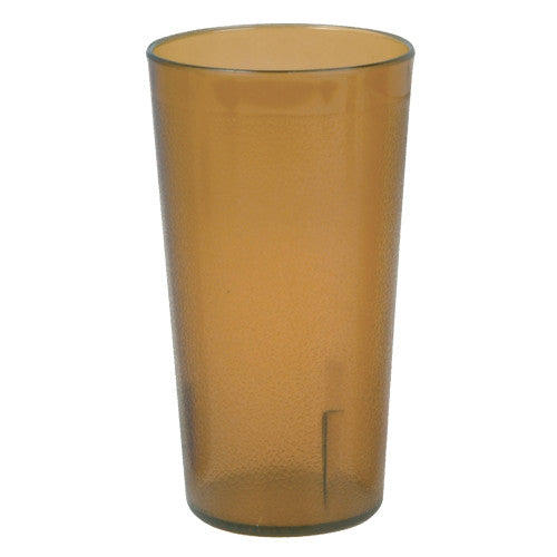 Pebbled Amber Plastic Tumbler 473ml - Pack of 12