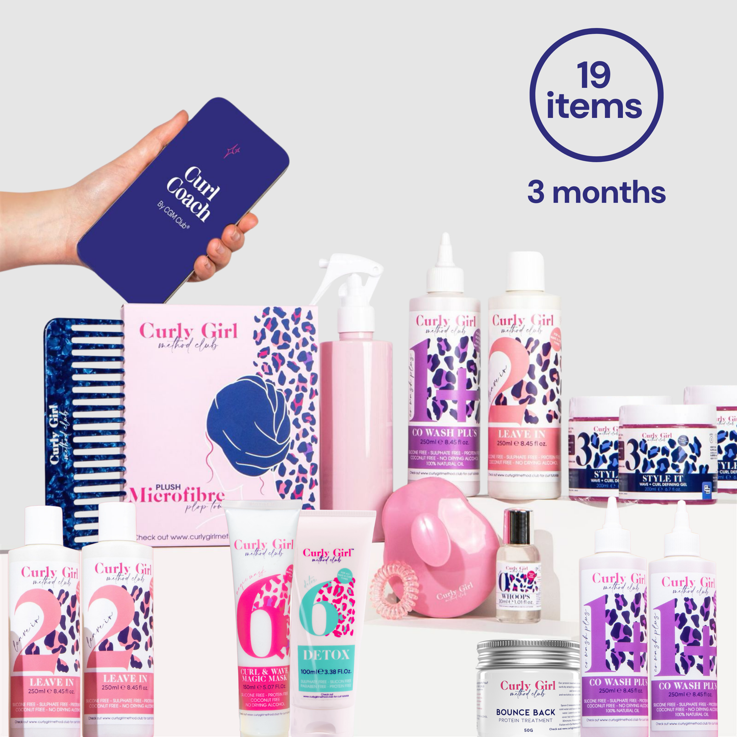 Wavy + Curly Girl Method Starter Kit + Treatments