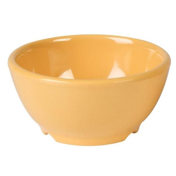 Melamine Yellow Soup Bowl 296ml / 4 5/8" - Pack Of 12