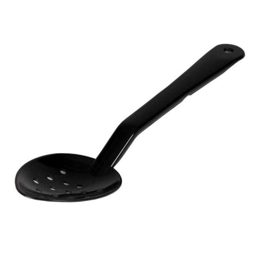 Polycarbonate Perforated Black Serving Spoon 330mm - Pack of 12