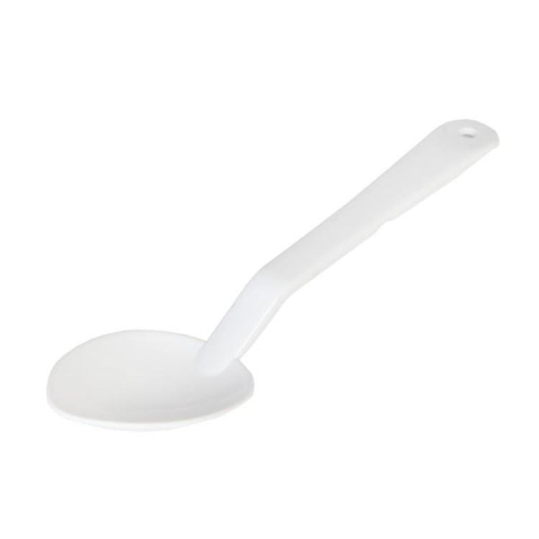 Polycarbonate White Solid Serving Spoon 330mm - Pack of 12