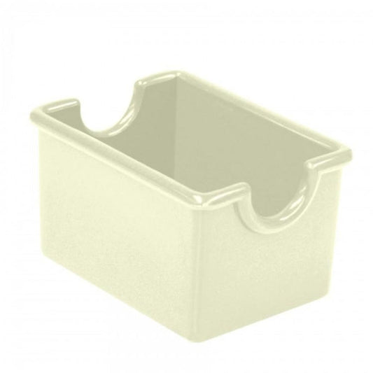 White Plastic Sugar Packet Holder
