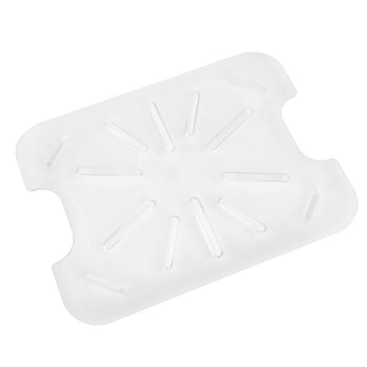 GN 1/4 Polycarbonate Gastronorm Drain Shelf Clear