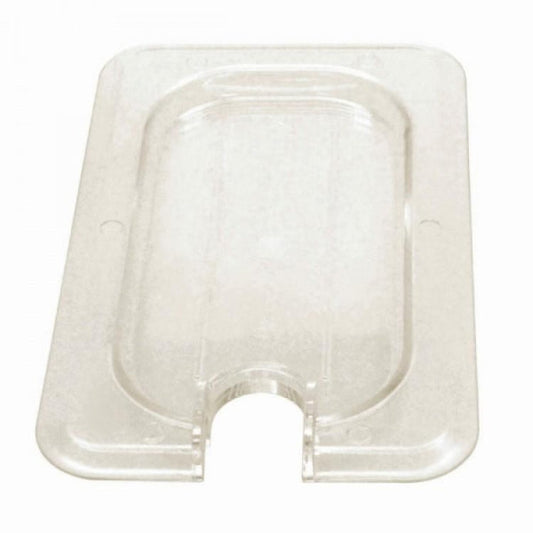 GN 1/9 Polycarbonate Gastronorm Notched Lid Clear