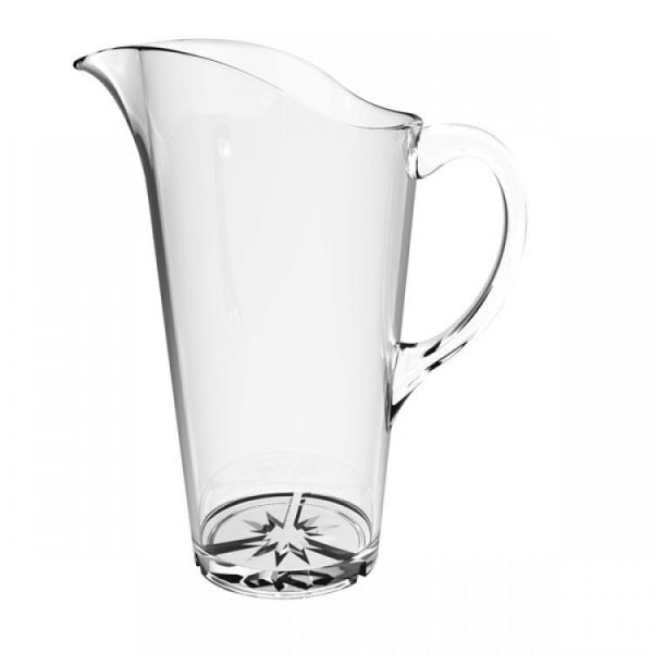 Polycarbonate Water Pitcher 1.5Ltr with Starburst Base