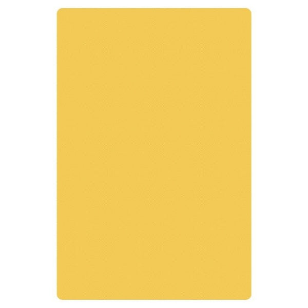 High Density Polyethylene Yellow Chopping Board 457x305x13mm