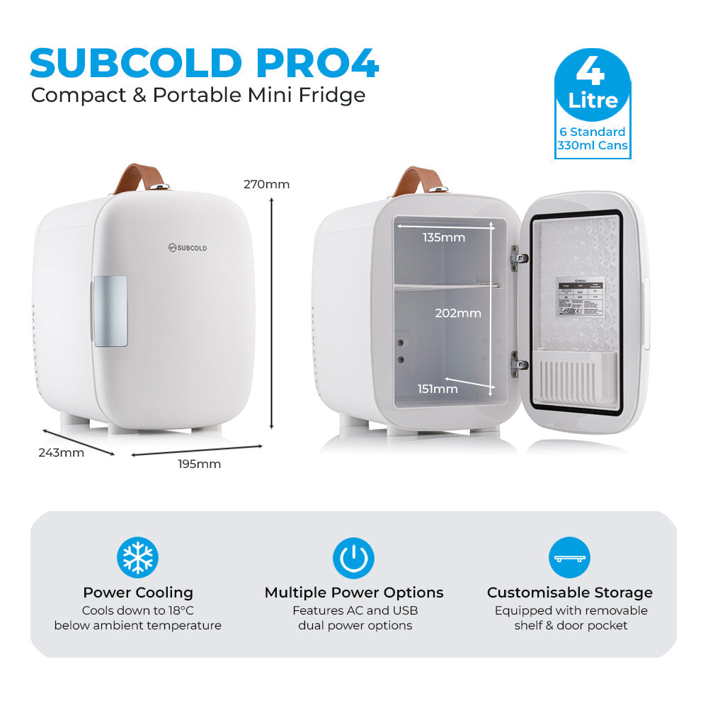 Subcold Pro 4L Mini Fridge