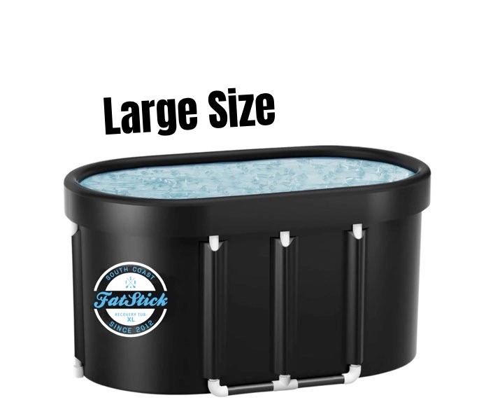 FatStick Recovery Ice Bath | Cold Water Therapy & Recovery Plunge Tub | Round/Oval