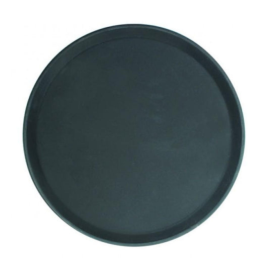 Black Round Fiberglass Tray 356mm / 14in