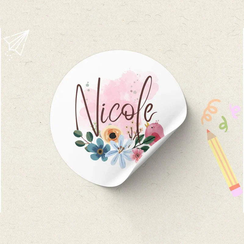 Customizable Photo Stickers with Multicolor Logos - Durable Waterproof Labels for Promotional Events & Corporate Gifts