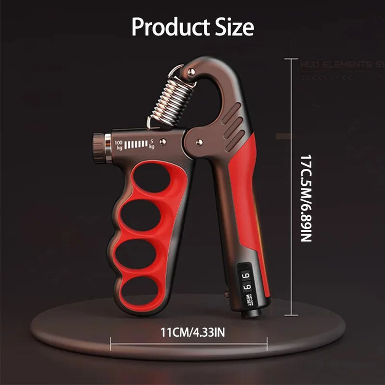 Adjustable Hand Gripper 5-100kg - Grip Strength Trainer for Gym Fitness Muscle Recovery Exercise