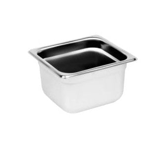 Stainless Steel 1/6 Gastronorm Tray 100mm Deep