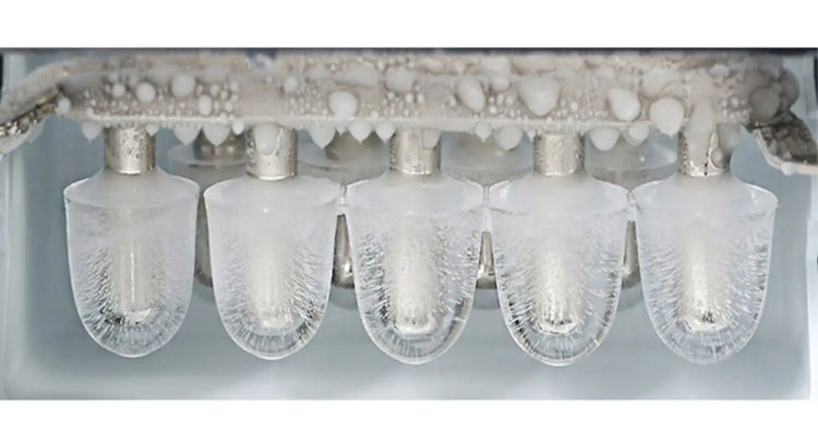 Commercial Ice Machine 25KG Desktop Multifunctional Bucket of Water Automatic Ice Machine Bullet-shaped Round Ice Home Appliance