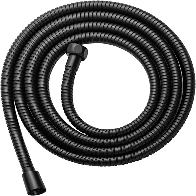 High Quality Grey 1.5m/ 2m /3m G1/2 Inch Flexible Shower Hose Stainless Steel Chrome Bathroom Water Head Shower Extension Pipe