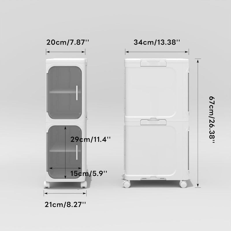 Slim White 3 Tier Storage Cabinet Narrow Gap Organiser Bathroom Kitchen Home