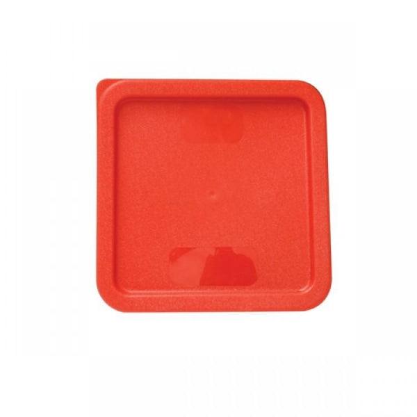 Square Red Lid For Food Storage Containers 5.7Ltr - 7.6Ltr
