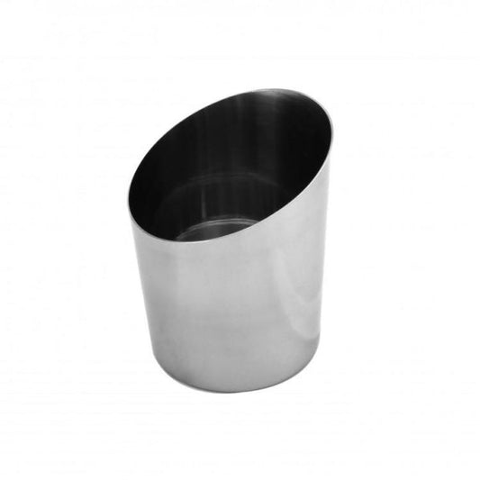 Stainless Steel Angled Fry Cup