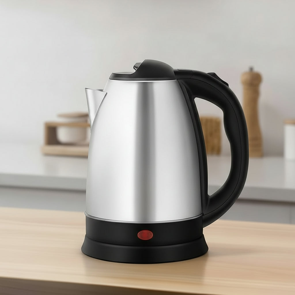 1.8L Electric Kettle 1500W Stainless Steel Cordless Jug Auto Shut-Off Overheat Protection