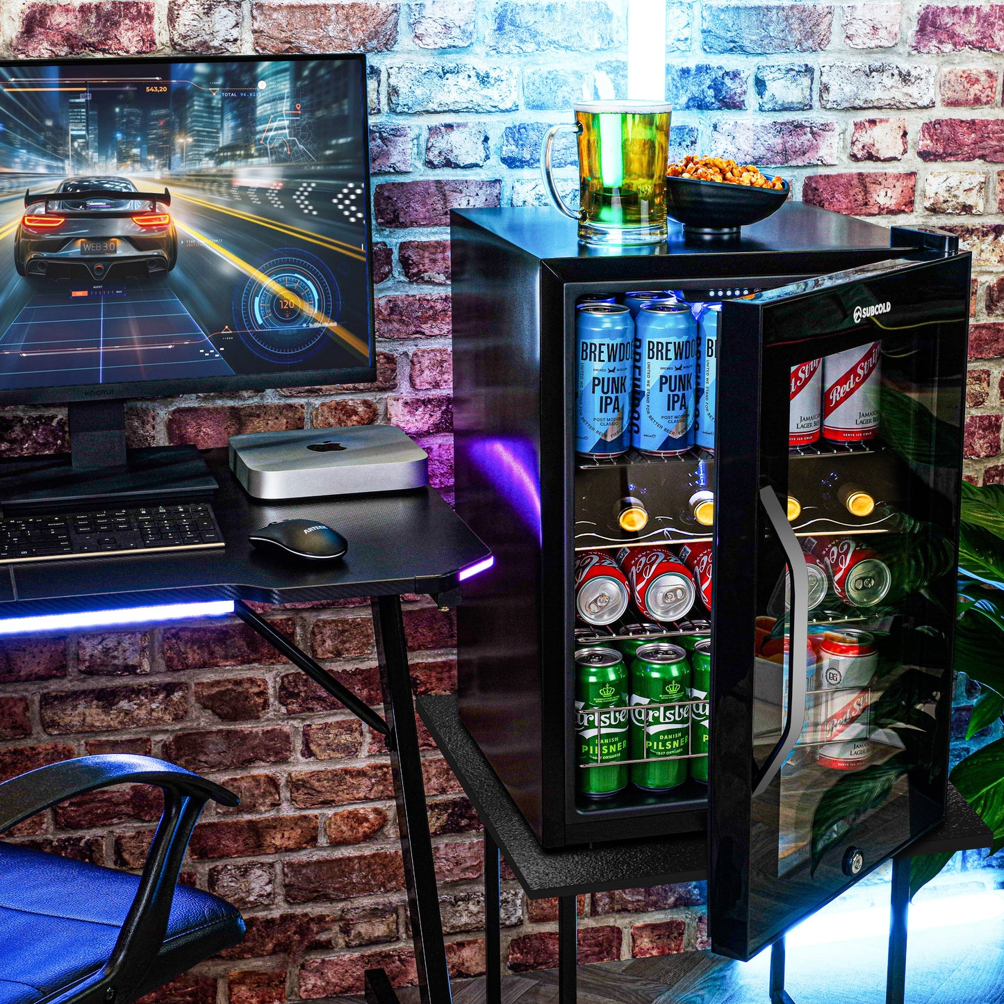 Subcold Ace65 LED Touch Control Beer Fridge