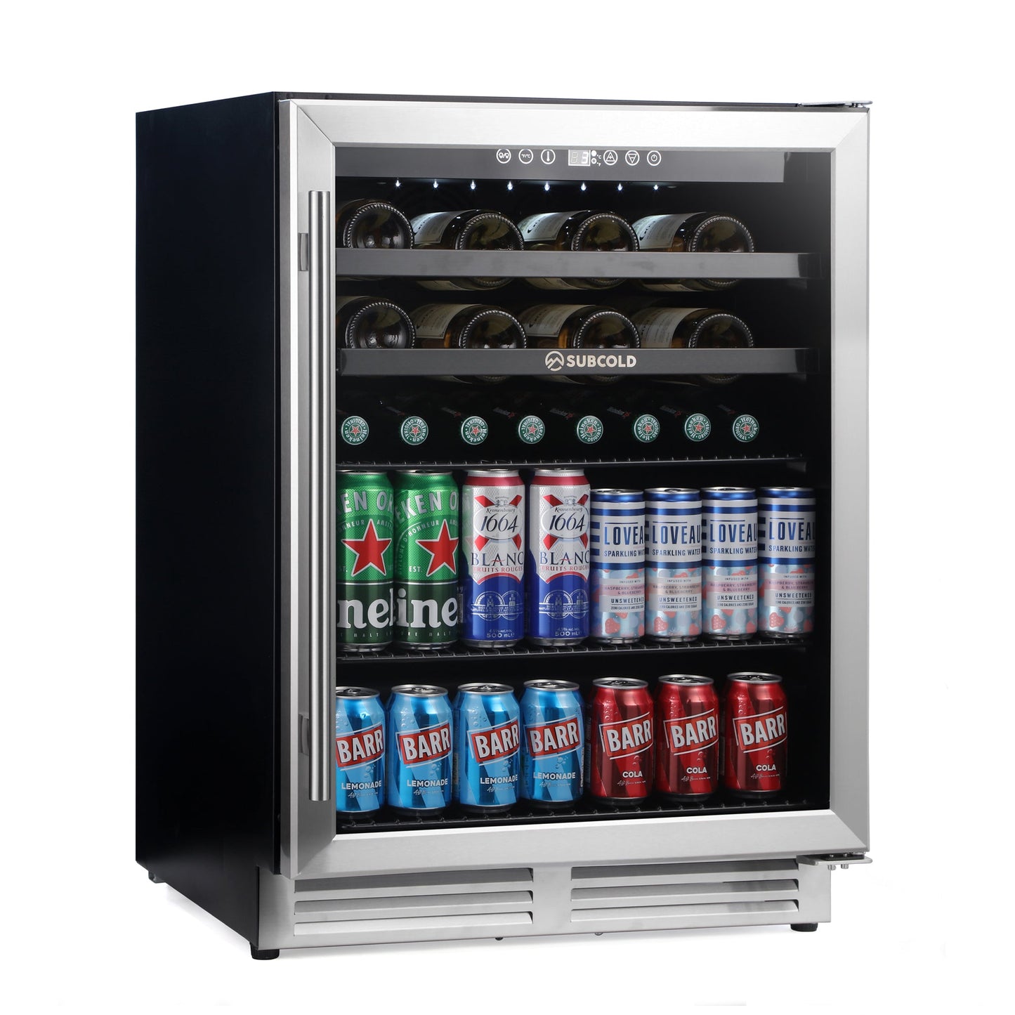 Subcold Integra60 Integrated 2 in 1 Drinks & Wine Cooler