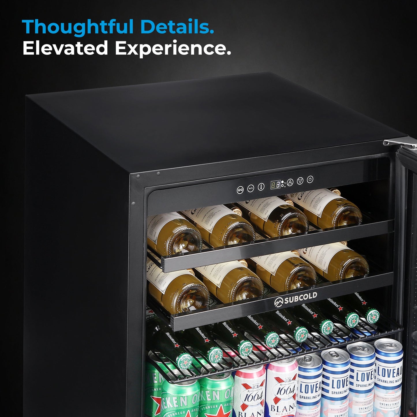 Subcold Integra60 Integrated 2 in 1 Drinks & Wine Cooler
