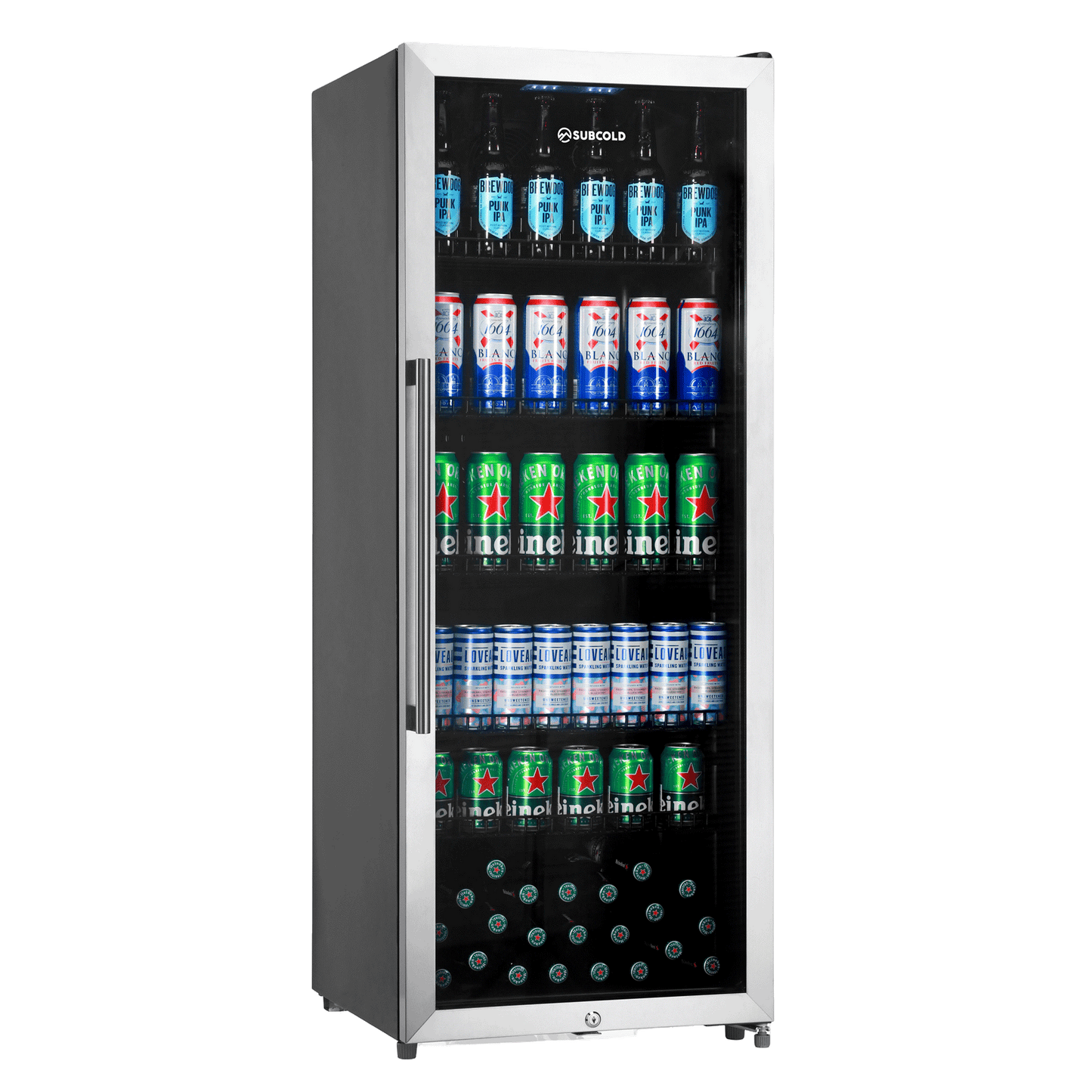 Subcold Maxi250 Tall Drinks Fridge Stainless Steel
